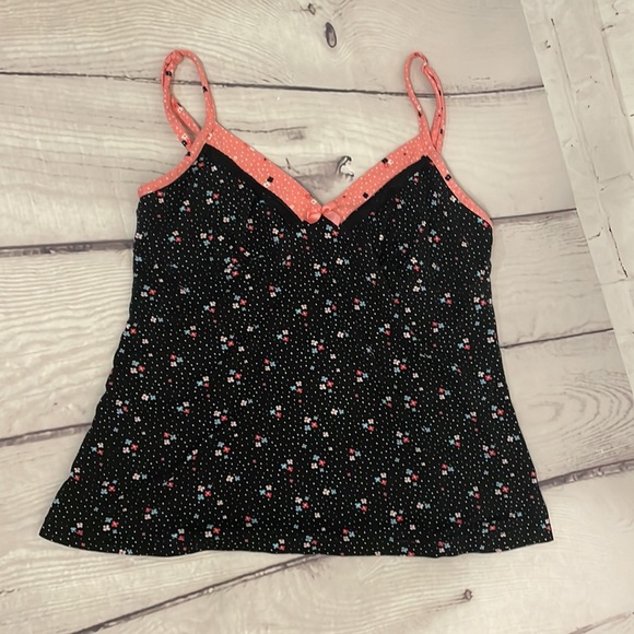 Breakfast In Bed Pajama Camisole Top & Shorts Size Small - Picture 2 of 10